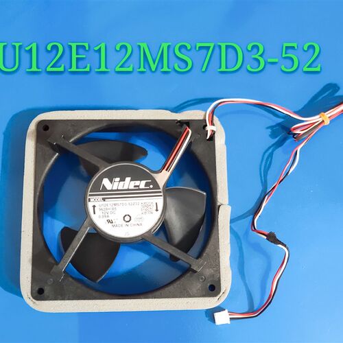 原装 NIDEC U12E12MS7D3-52 12V 0.09A 12CM 冰箱散热风扇