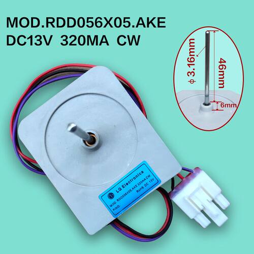 适用LG双开门对开门冰箱风扇直流电机MOD.RDD056X05.AKE DC13V CW