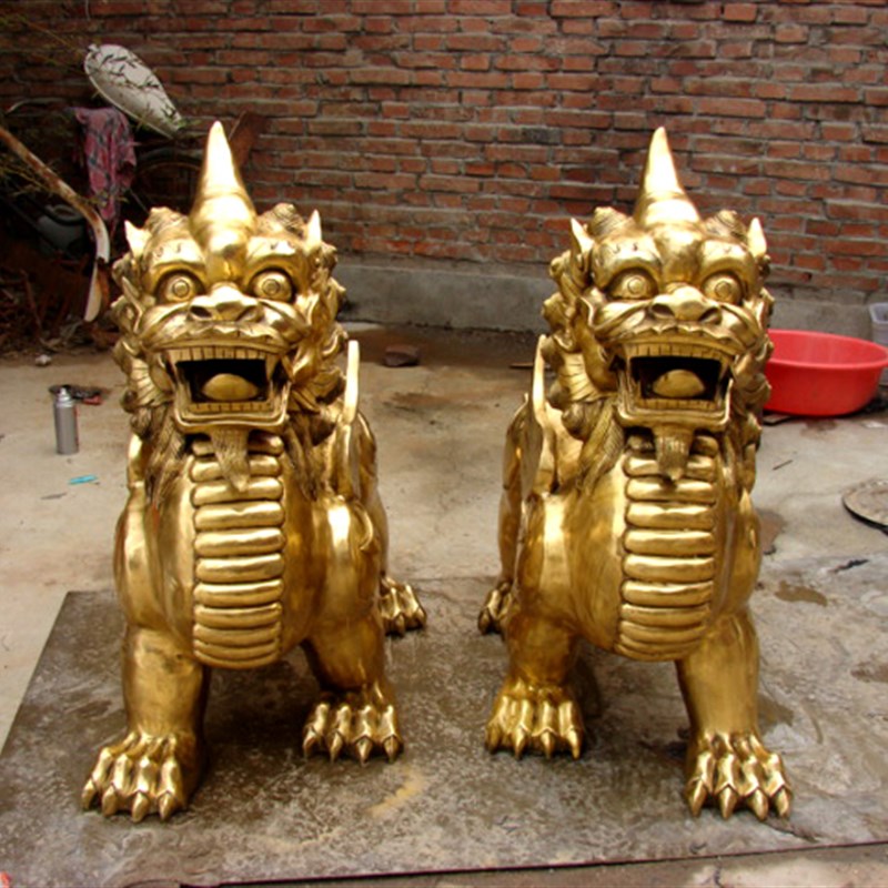 纯铜貔貅摆件一对50cm1米大号镇宅招财K皮丘公司开业礼品家居摆设