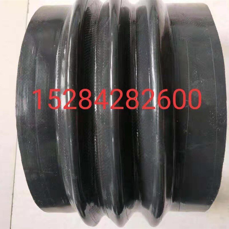 大口径硅胶波纹软管化工工程pvc铁管软接头I内径220250273橡胶管