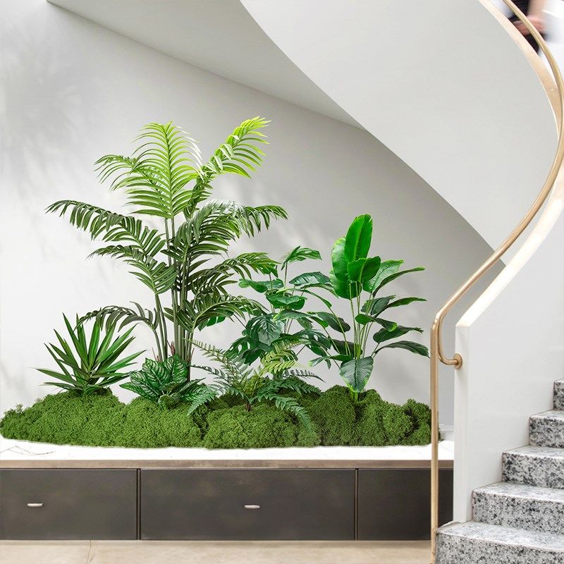 仿真绿植盆栽植物造景室内盆景餐厅场景装饰橱窗景观仿真树氛围感,家居饰品,仿真植物盆景,淘宝优惠券,粉丝福利购,淘宝优惠卷