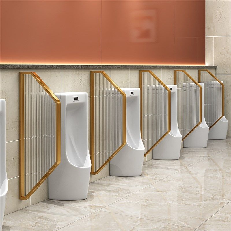 小便池钢化玻璃隔断写字楼男厕便斗挡板高档酒店卫生间小便器围栏,商业/办公家具,办公屏风/隔断,淘宝优惠券,粉丝福利购,淘宝优惠卷