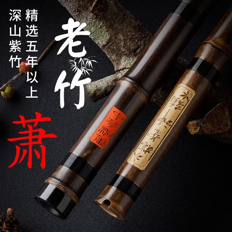 洞箫乐器学生i成人初学者古风短箫长箫g调f调专业演奏级