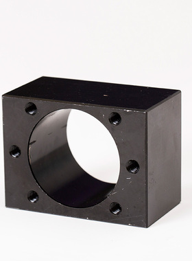 黑色螺母座 钢 铁 滚珠丝杆螺母座 螺母转化块 四方 螺母座