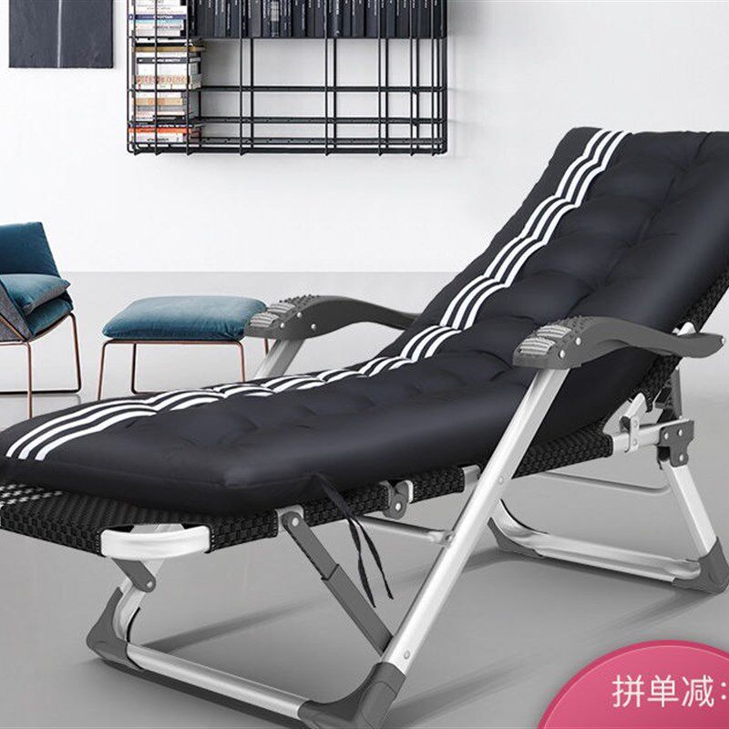 铝合金躺椅午睡折叠l床椅简易可携式陪护单人室外家用办公室午休