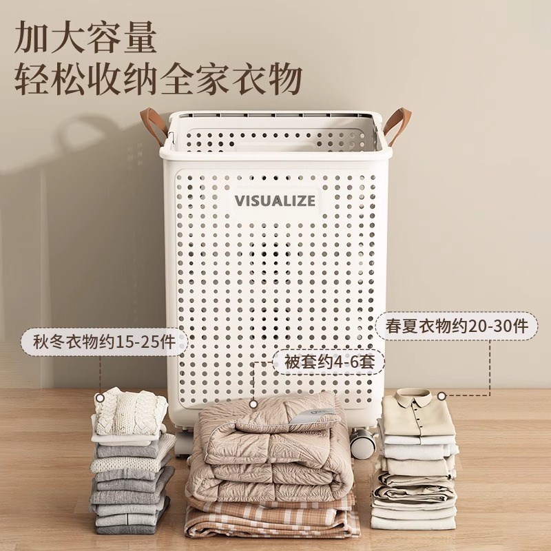 包邮优勤脏衣篓家用卫生间洗衣篮大容量收纳筐折叠脏衣篮浴室放衣
