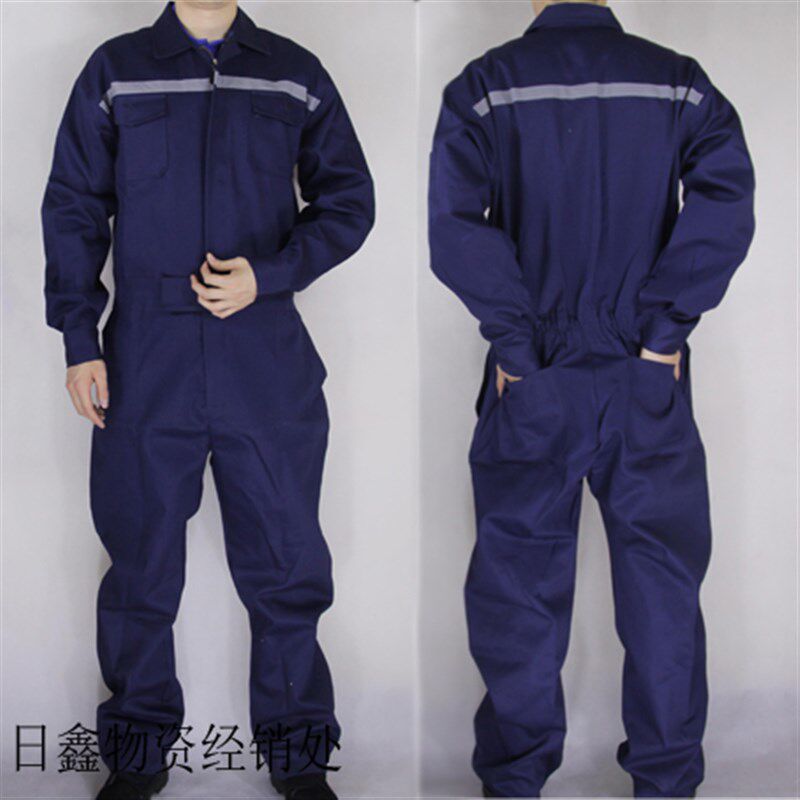 涤棉连体工作服2019热卖机修汽修春F秋船员海员船厂服男工装劳保