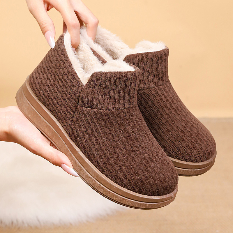 冬季加绒老北京棉鞋保暖加厚棉靴