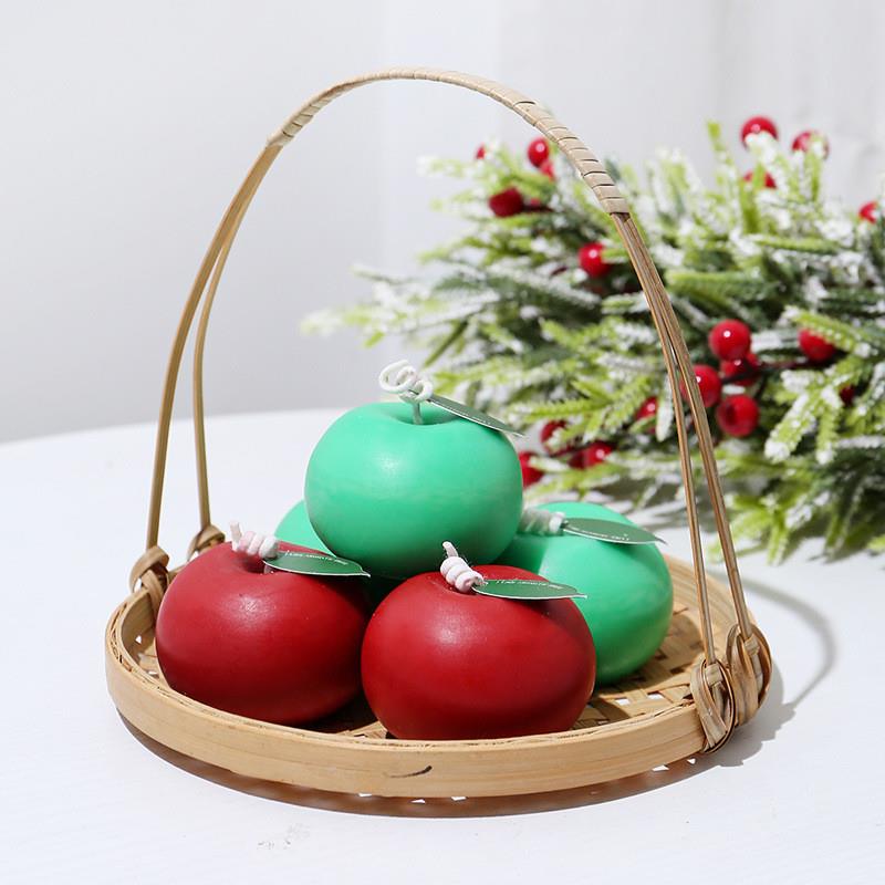 Xmas Apple Candle Cute Niche Fragrance Gift For Her