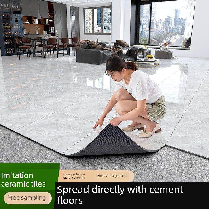 自粘地板贴水泥地直接铺家商用加厚耐磨防水pvc地板革地胶铺垫,家装主材,地板革,淘宝优惠券,粉丝福利购,淘宝优惠卷