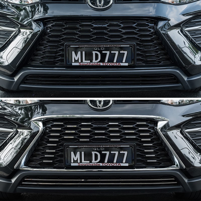 适用丰田威兰达卡扣式防虫网水箱中网保护罩前脸中网水箱改装配件