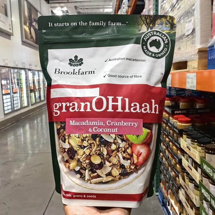 Costco购澳洲进口Brookfarm什锦水果干 干坚果麦片即食早餐冲泡饮