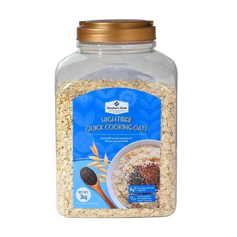 广东山姆代购 MM高纤快熟燕麦片家庭装3kg/罐山姆燕麦片,咖啡/麦片/冲饮,纯燕麦片,淘宝优惠券,粉丝福利购,淘宝优惠卷