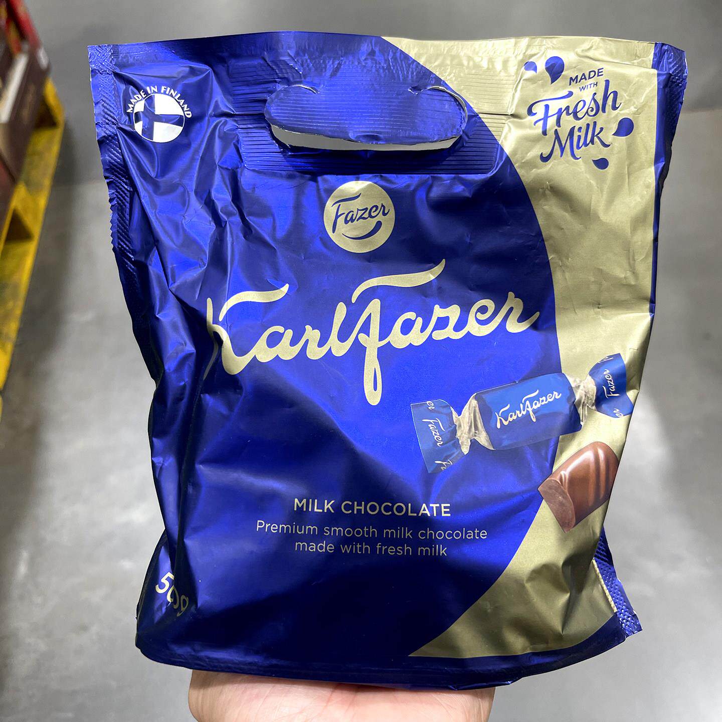 会员店代购 Karl Fazer 芬兰进口 牛奶巧克力制品 500g