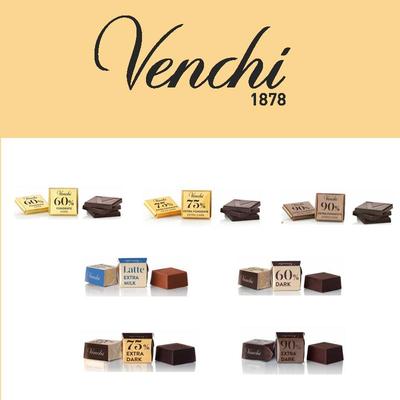 意大利进口 Venchi闻绮 Blend牛奶口味60%75%90%黑巧（代可可脂）