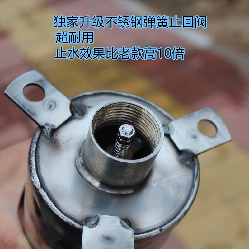 不锈钢压水井加厚手压泵老式井头手摇水泵打水器手动抽水机吸水机