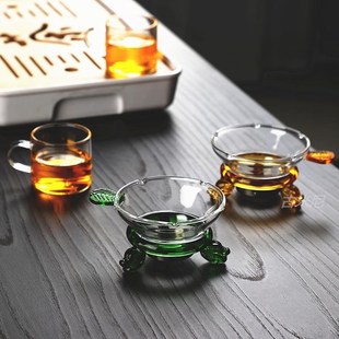 玻璃茶漏过滤网茶滤茶叶过滤器公道杯漏网滤网泡茶茶具配件滤茶器