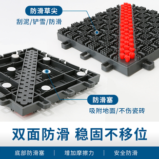 户外防水防晒脚垫室外防滑入户门垫商用进门刮泥地垫酒店门口地毯