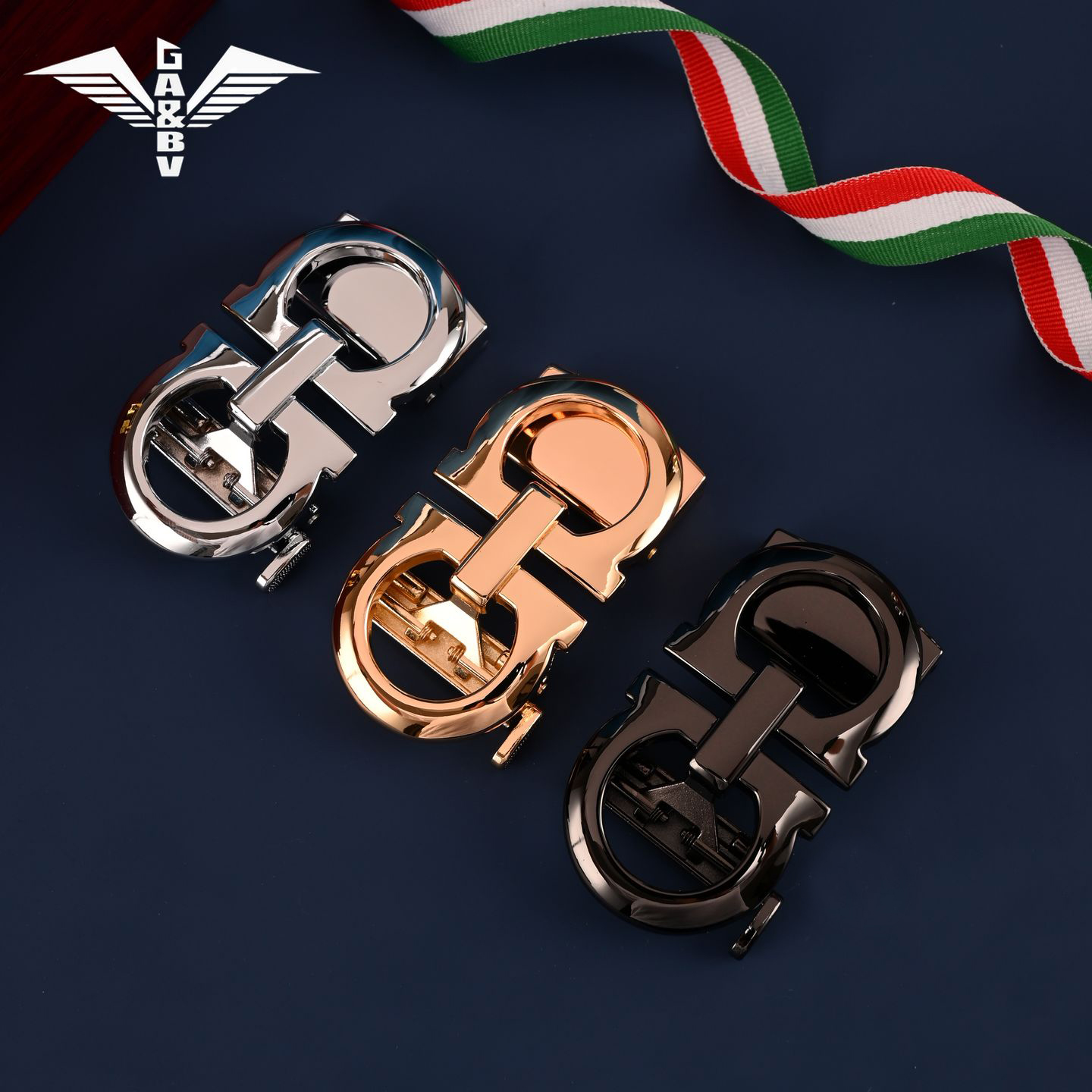 皮带头合金扣头自动扣3.5CM配件