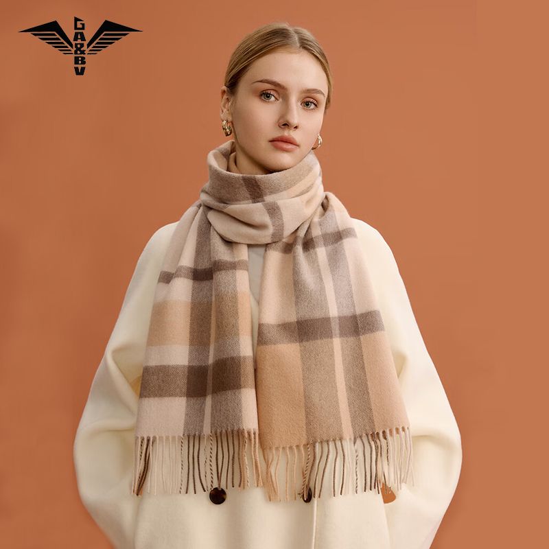 意大利纯羊毛围巾女款2025新款冬