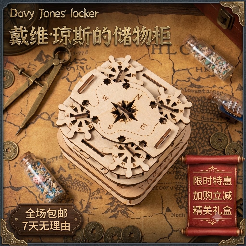 戴维琼斯机关盒puzzle解密盒子
