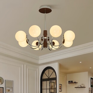 法式 中古风客厅吊灯包豪斯复古魔豆餐厅灯设计师vintage卧室灯具