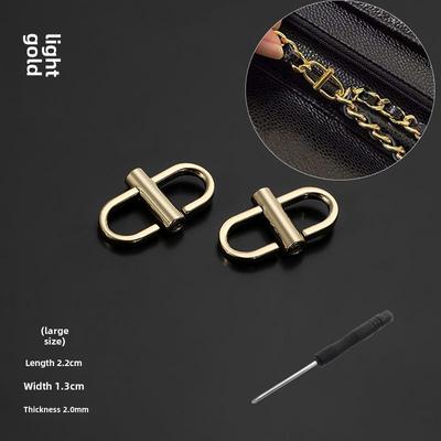 适合22Bagmini Chanel Chanel炼条包调整扣Leboy肩带长度缩短19Wo