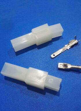 DJ7011-2.8-11/212.8-1P单孔公母空中对接2.8插片插簧汽车连接器