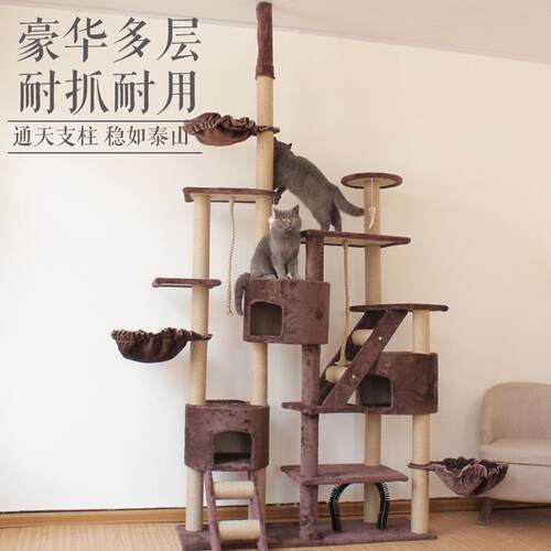 猫爬架豪华大款-c100猫爬架大型猫树猫抓板猫跳台猫玩具猫窝猫跳