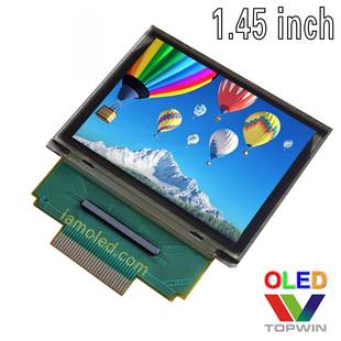 新款 1.45英寸oled彩色显示屏160x128液晶屏拓微1.46寸6028GDEEF01