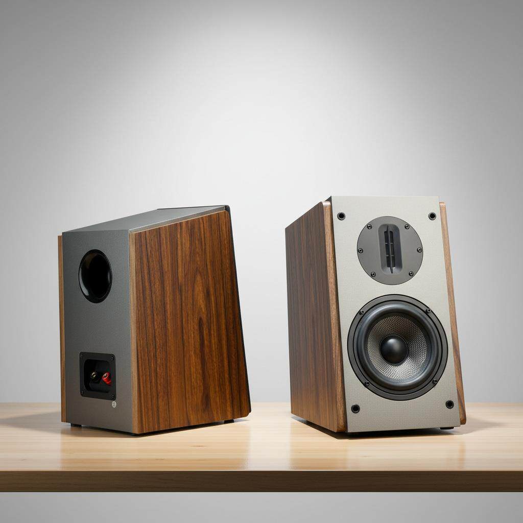 Samtronic5.25寸木质手工hifi音箱发烧音响无源2.0书架音箱对箱