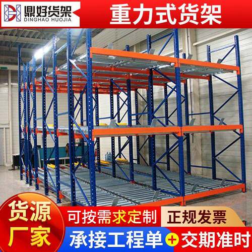重力式货架仓库置物展示架组合轻型中型重型商用铁架子货架