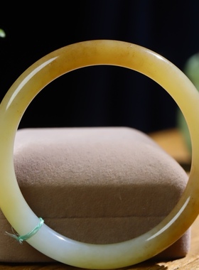 和田玉且末叮当镯一物一证女款