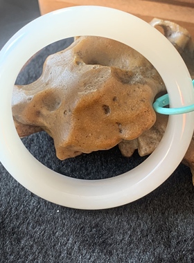 和田白玉正圈平安镯温润女款手镯