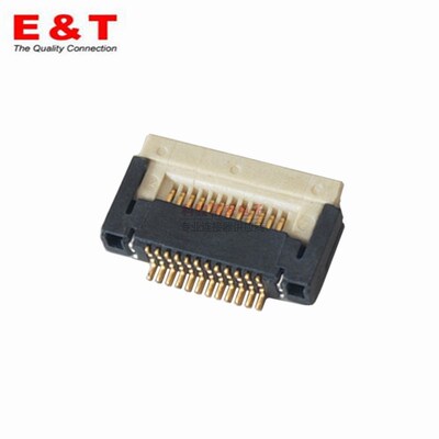 恩得利6712K-V12N-07L连接器0.5 12P镀金2.0高掀盖式FPC插座 现货