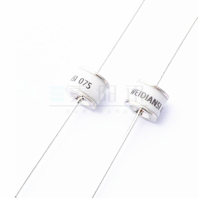 直插陶瓷气体放电管 WDS2R075L-8 75V 8*6MM 2RM075L-8 B8G075L