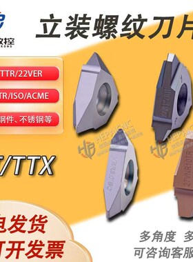 立装螺纹刀片走心机螺纹刀片16VER 16VNR MTTR43R TTX32R挑丝刀片