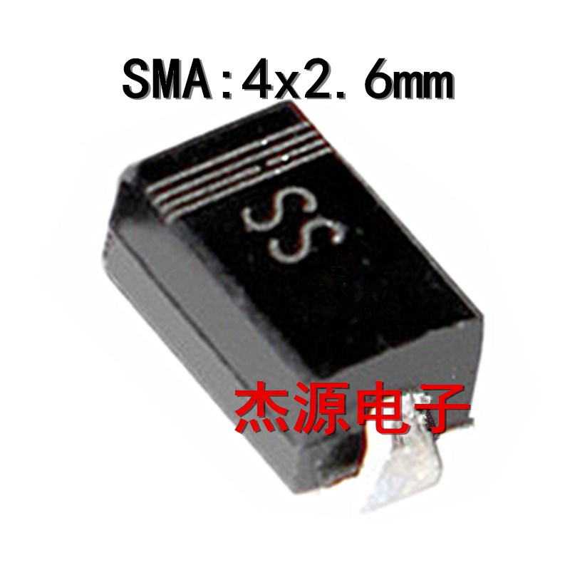 SS16 SK16 SR160 SB160 1a60v贴片直插电源整流肖特基二极管SMA
