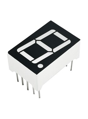 0.56英寸数码管 红色 1位共阴/共阳 5611AH/5611BH LED显示模块