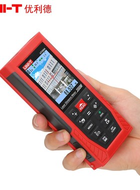 UNI-T优利德 UT398A手持式彩屏摄像头 电子尺 200米激光测距仪