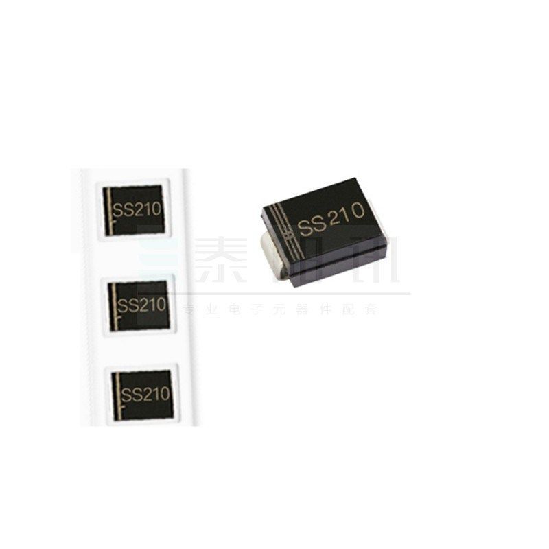 贴片肖特基二极管SS210 SR2100 SMB DO-214AA 2A/100V 50个泰阳讯