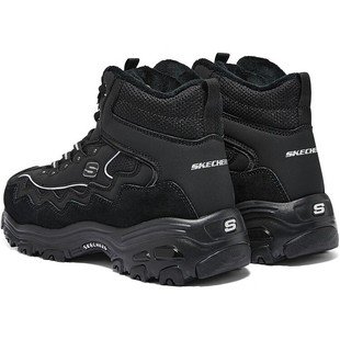 【全球购严选】斯凯奇秋冬加绒保暖复古高帮运动鞋厚底增高168026