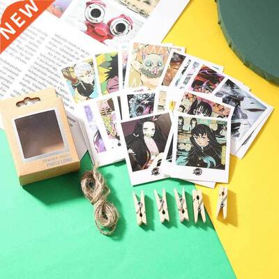 40pcs Anime Demon Slayer Lomo Card Poster Postcard Wall Sti