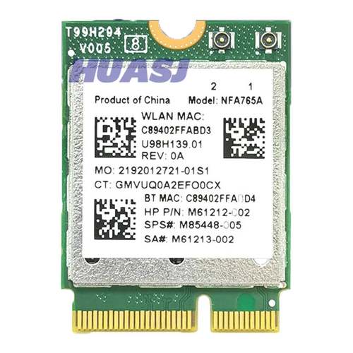 高通NFA765 WIFI6E 5G双频 内置无线网卡 蓝牙5.3 超AX210 MT7922
