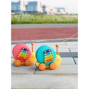 婴儿宝宝拖拉学步玩具拉绳牵引手拉狗拉拉车儿童幼儿园拉线走玩具