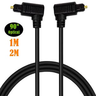双弯90度角弯头toslink音频光纤线Fiber Optic 数字光纤线optical