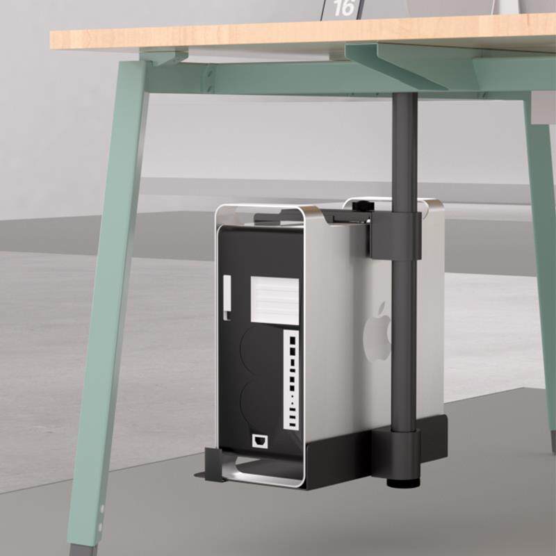 悬挂主机托架台式电脑主机吊架主机壳悬空壁挂支架办公桌下电脑挂