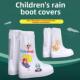 户外婴儿鞋 防滑耐磨学生可爱保护高管时尚 套 套防水便携式 儿童雨鞋