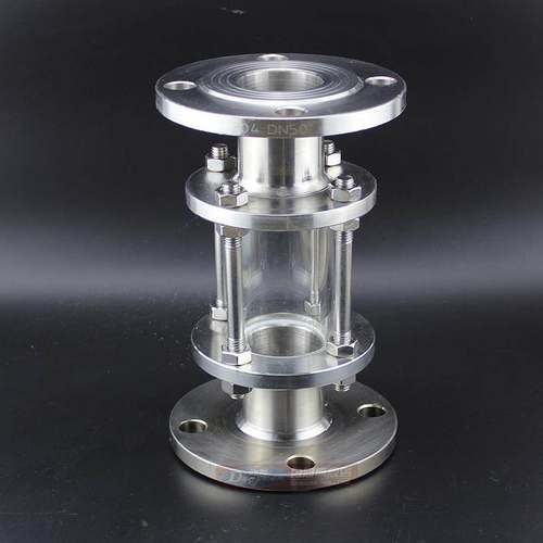 HGS07-126不锈钢视镜 304管道法兰视盅 玻璃视镜 法兰视盅