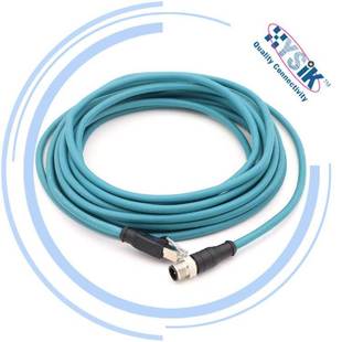4芯转RJ45预铸成型连接器 Ethercat工业以太网线接头 M12 code